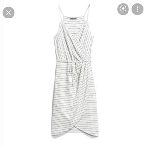 Faux Wrap Knit Dress